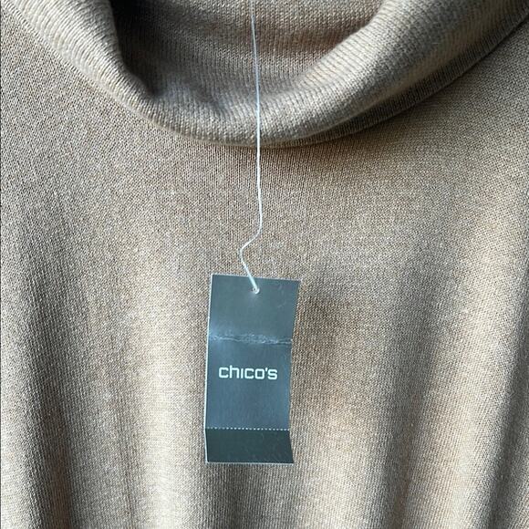 NWT Chico’s Women's Olivia Cowl Sweater - brand size 4 - Picture 3 of 8